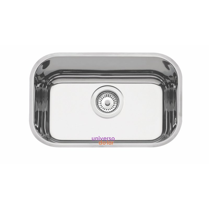 Cuba de embutir Lavínia 47 BL polido 47x30 cm - Aço Inox