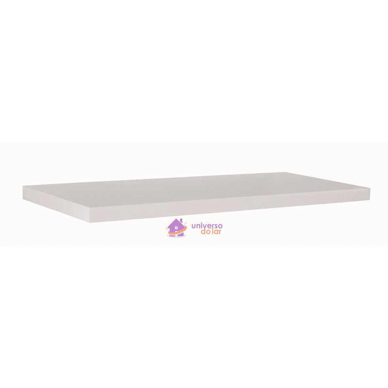 Painel Chapa Madeira 1500x400x18 Mm Ab Branco Madeirado Com Borda Pvc. - - 1,5m x 40cm co
