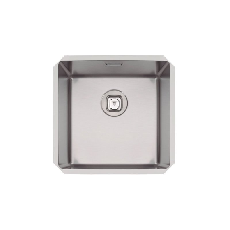 Cuba de embutir Design Collection Quadrum Undermount Acabamento Scotch Brite 40 U 44x44cm