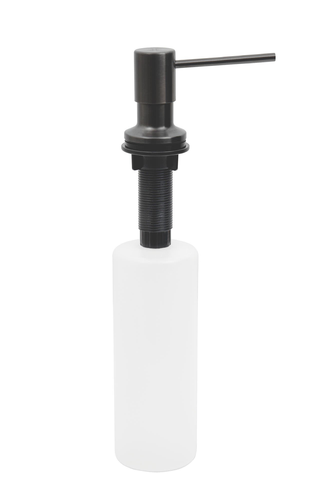 Dosador de Sabão em Aço inox Black com Recipiente Plástico 500 ml com Revestimento PVD