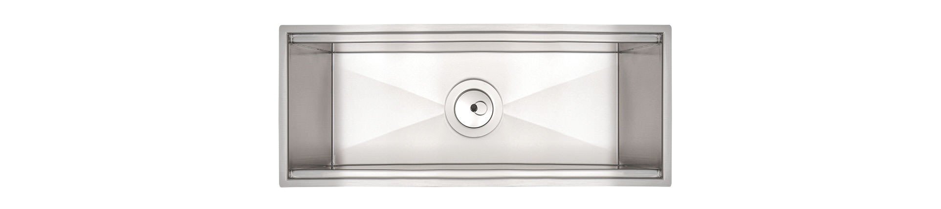 Escorredor Úmido 45x18cm para Sobrepor em Aço Inox com Acabamento Scotch Brite