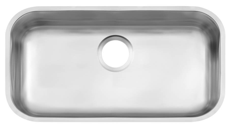 Cuba de embutir Lavínia 56 BL em aço inox acetinado 56x34 cm