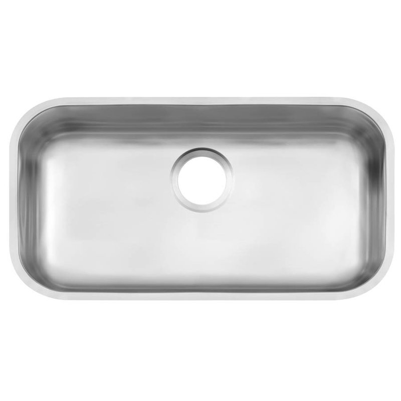 Cuba de embutir Lavínia 56 BL em aço inox acetinado 56x34 cm