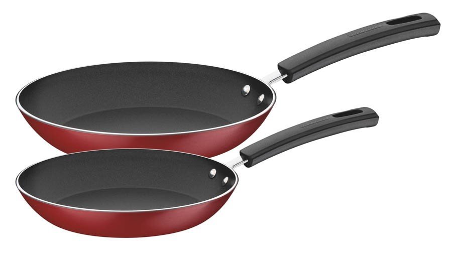 Jogo de Frigideiras Sicília com Antiaderente Starflon Excellent Vermelho 2 Pçs-24/28cm