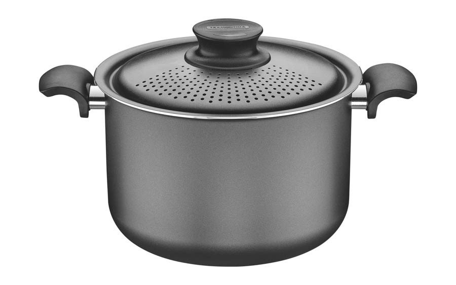Espagueteira Vermont Alumínio Revestimento Cobre Antiaderente Starflon Grafite 24 cm 7,3L
