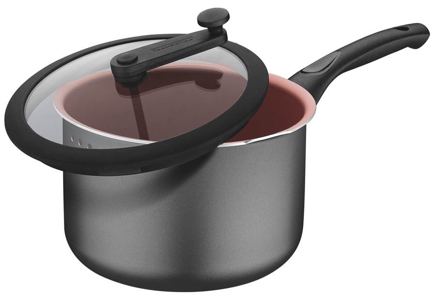 Pipoqueira Vermont Alumínio Revestimento Cobre Antiaderente Starflon Grafite 22 cm 4,8 L