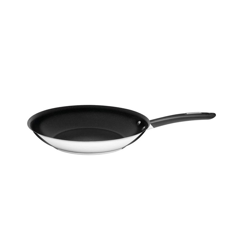 Frigideira Duo Silicone 20cm com Fundo Triplo em Aço Inox e Interno Antiaderente