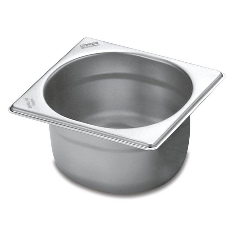 Cuba Gastronômica 1/6 em Aço Inox sem Alças Profundidade 200 mm - Acero 304