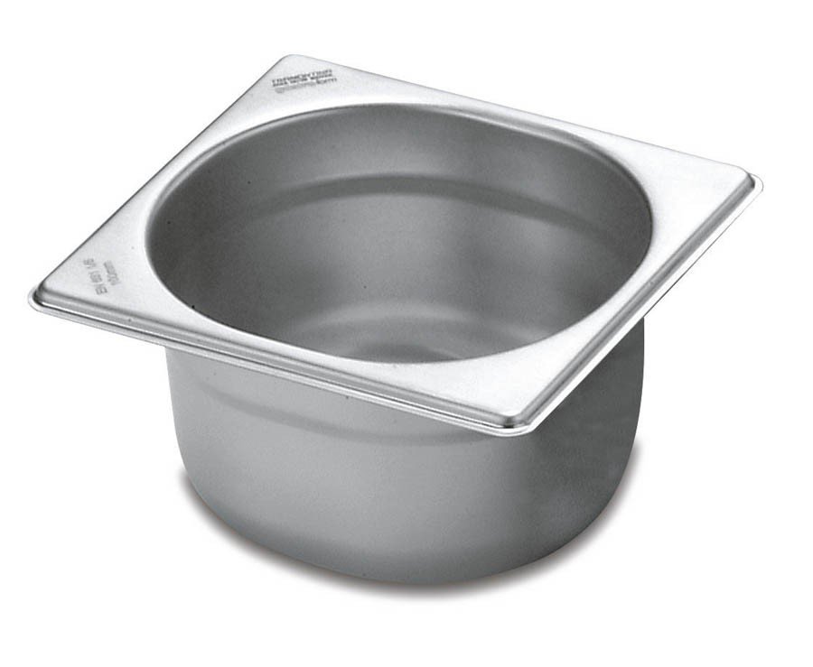 Cuba Gastronômica 1/6 em Aço Inox sem Alças Profundidade 200 mm - Acero 304 -
