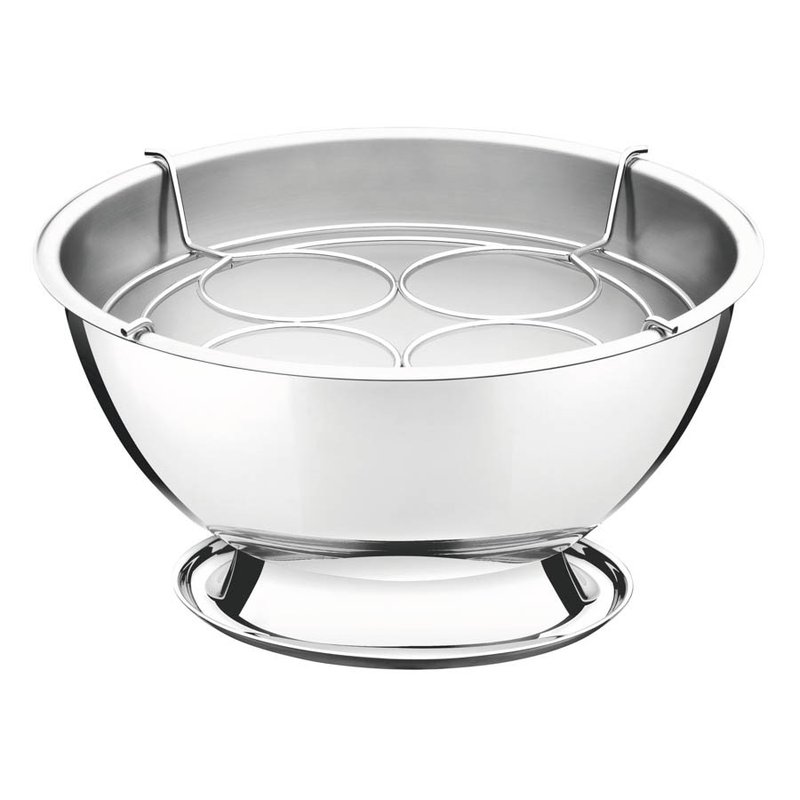 Champanheira Service em Aço Inox com Suporte para 4 Garrafas 36 cm 12,4 L