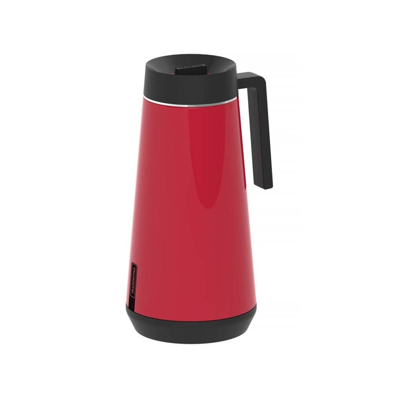 Bule Térmico Exata em Aço Inox Vermelho sem Infusor 750 ml