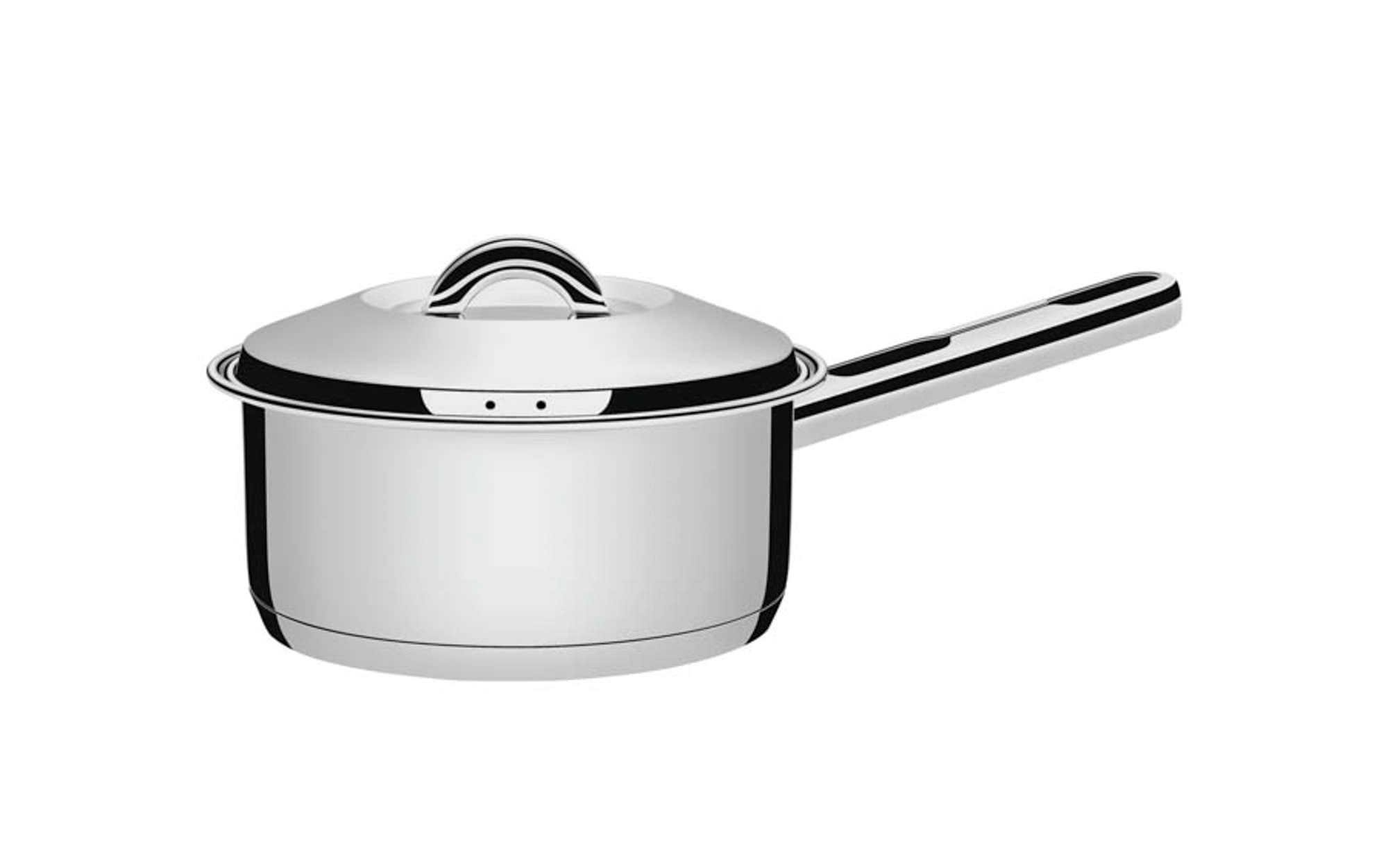 Panela Tramontina Solar Aço Inox Fundo Triplo Tampa Cabo 20cm 2,9L