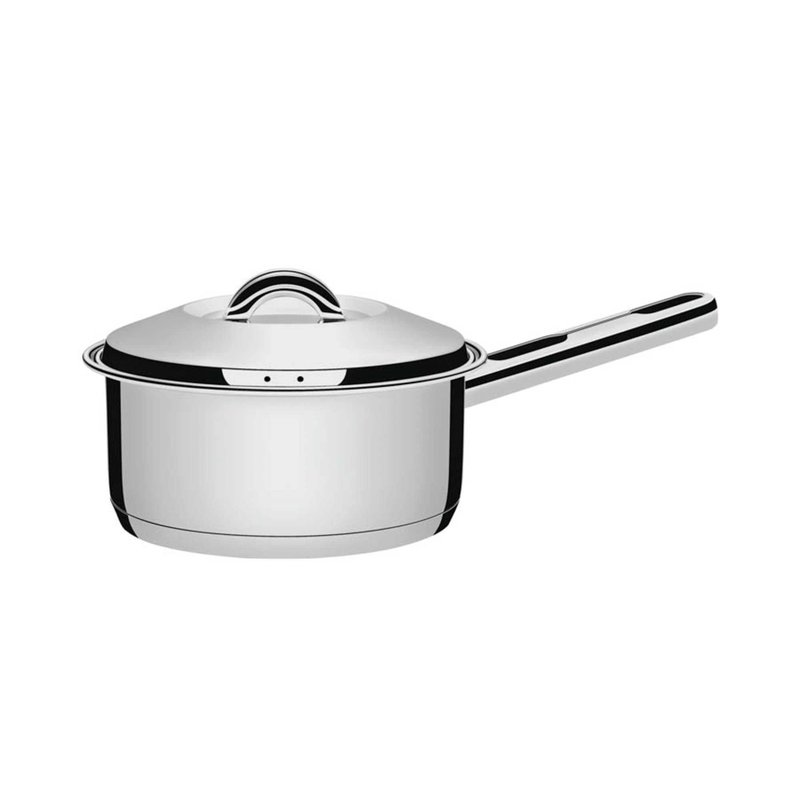 Panela Solar em Aço Inox Fundo Triplo com Tampa e Cabo 24 cm 4,7 L