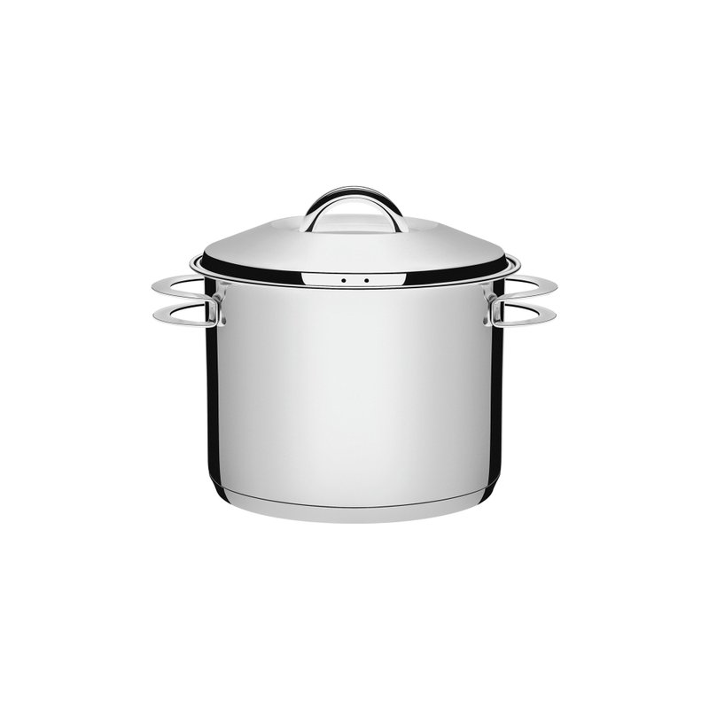 Caldeirão Solar em Aço Inox Fundo Triplo com Tampa e Alças 20 cm 5,7 L