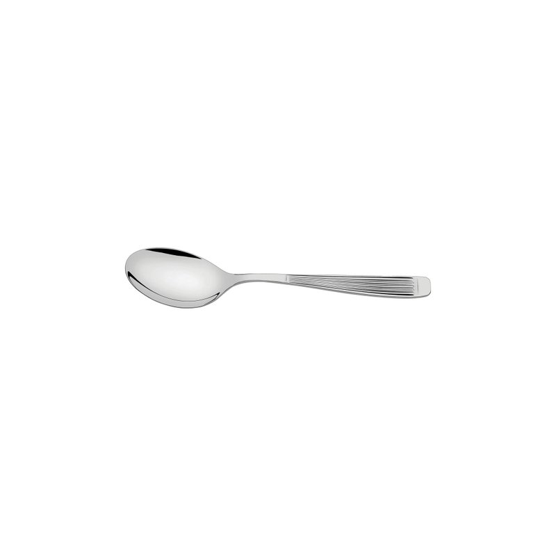 Conjunto de Colheres para Chá Athenas Aço Inox e Detalhes no Cabo 6 Peças