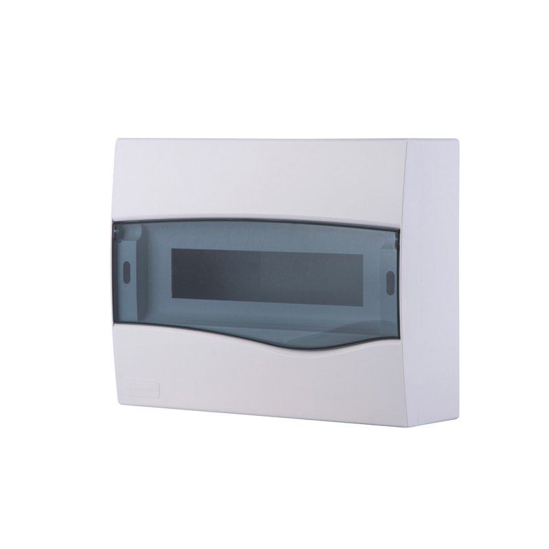 Quadro de Distribuição de Sobrepor 12 DIN ou 8 NEMA com Porta Transparente