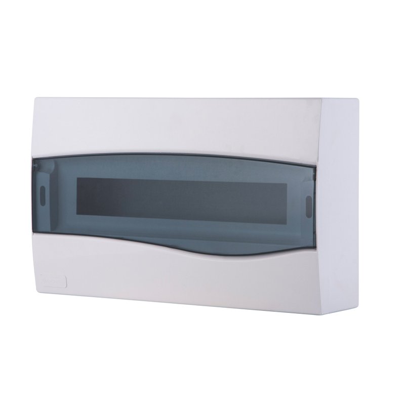 Quadro de Distribuição de Sobrepor 18 DIN ou 12 NEMA com Porta Transparente