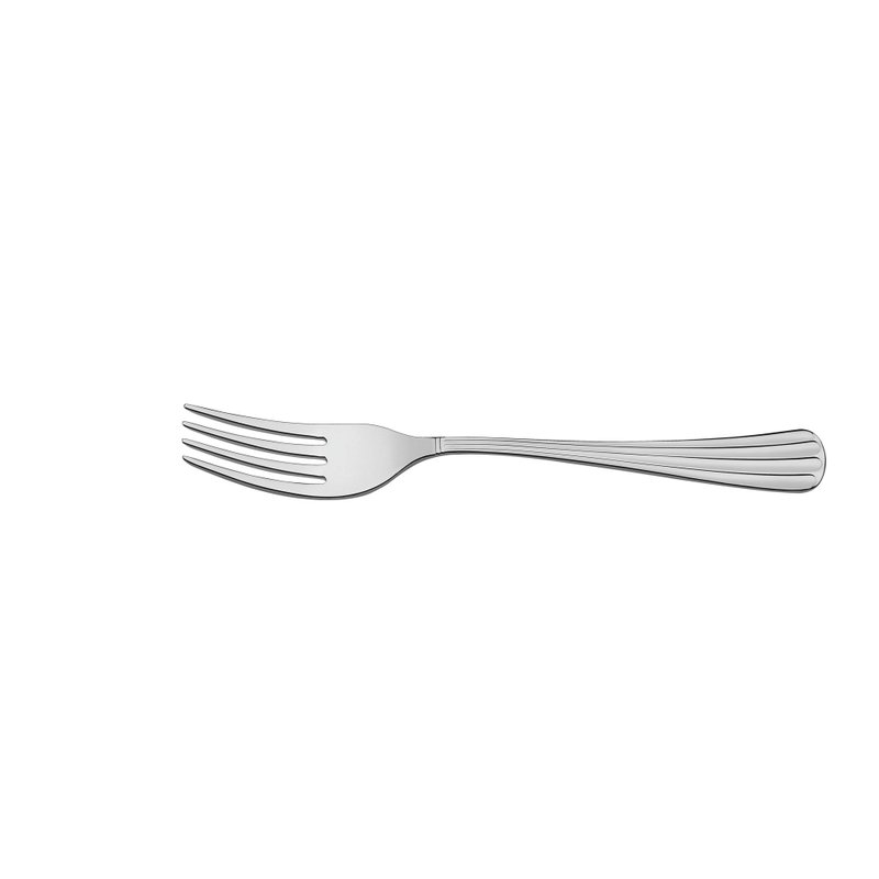 Garfo para Sobremesa Viena em Aço Inox Acabamento Alto Brilho com Detalhes em Alto Relevo