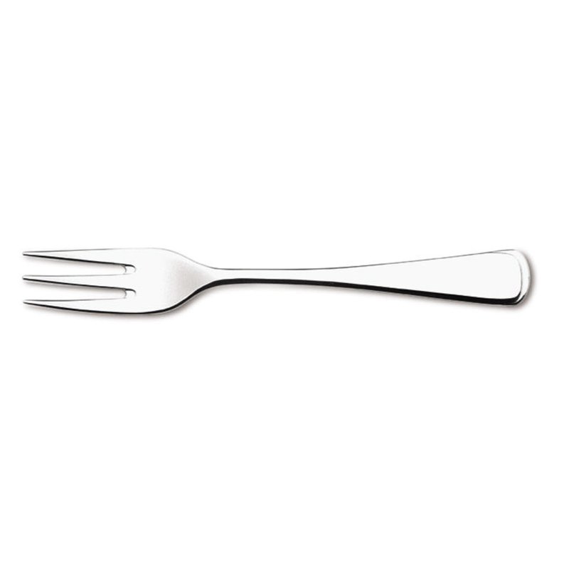 Garfo para Torta Mônaco em Aço Inox Acabamento Alto Brilho com Detalhes no Cabo