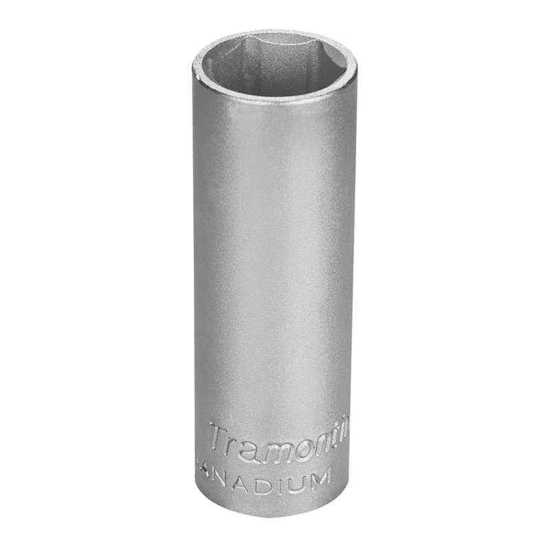 Soquete Sextavado Longo em Aço Cromo Vanádio 17 mm - Encaixe 1/2" PRO