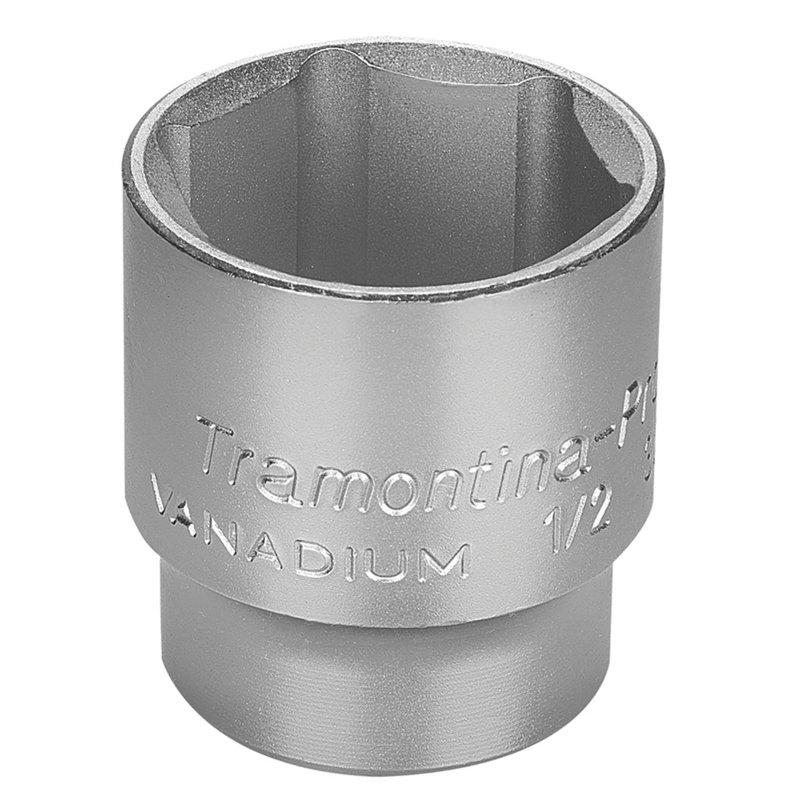 Soquete Sextavado em Aço Cromo Vanádio 32 mm - Encaixe 1/2" PRO