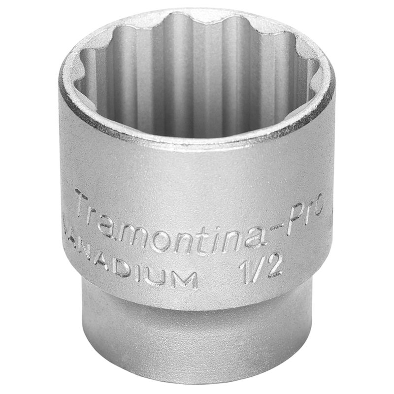 Soquete Estriado em Aço Cromo Vanádio 26 mm - Encaixe 1/2" PRO