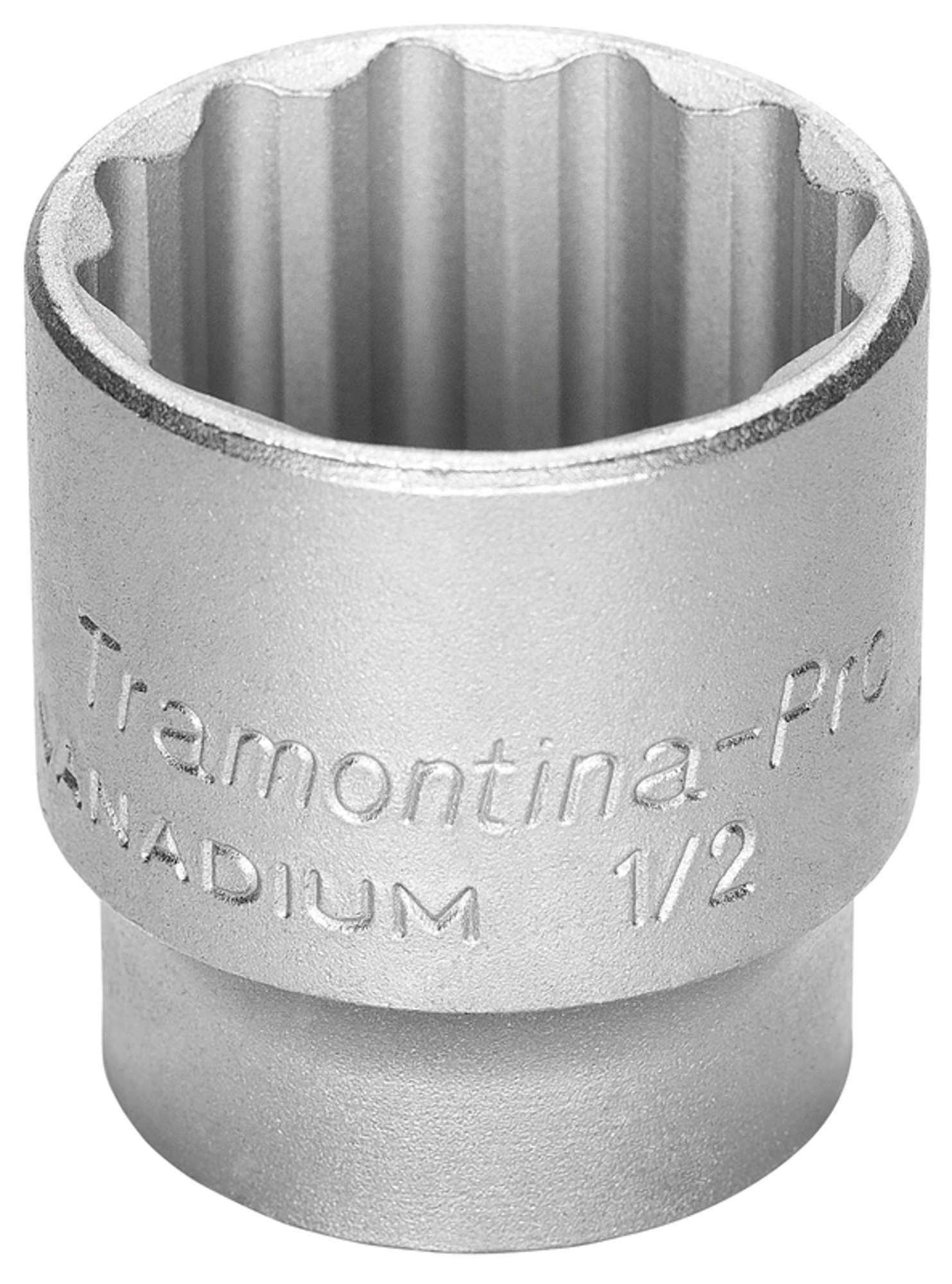 Soquete Estriado Aço Cromo Vanádio 30mm - Encaixe 1/2 Soquete Estriado Aço Cromo Vanádio 30mm - Encaixe 1/2