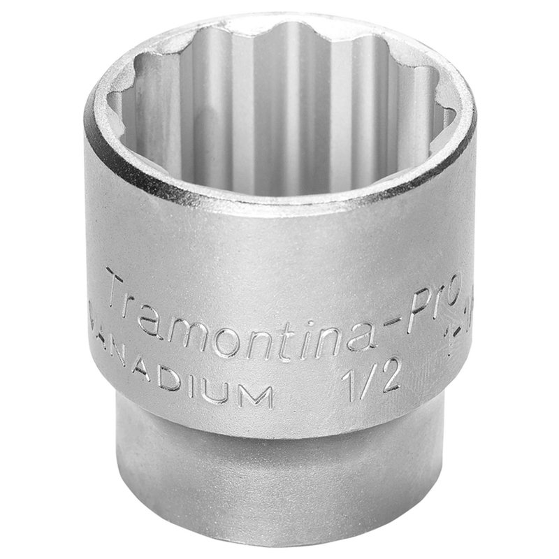 Soquete Estriado em Aço Cromo Vanádio 1.1/8" - Encaixe 1/2" PRO