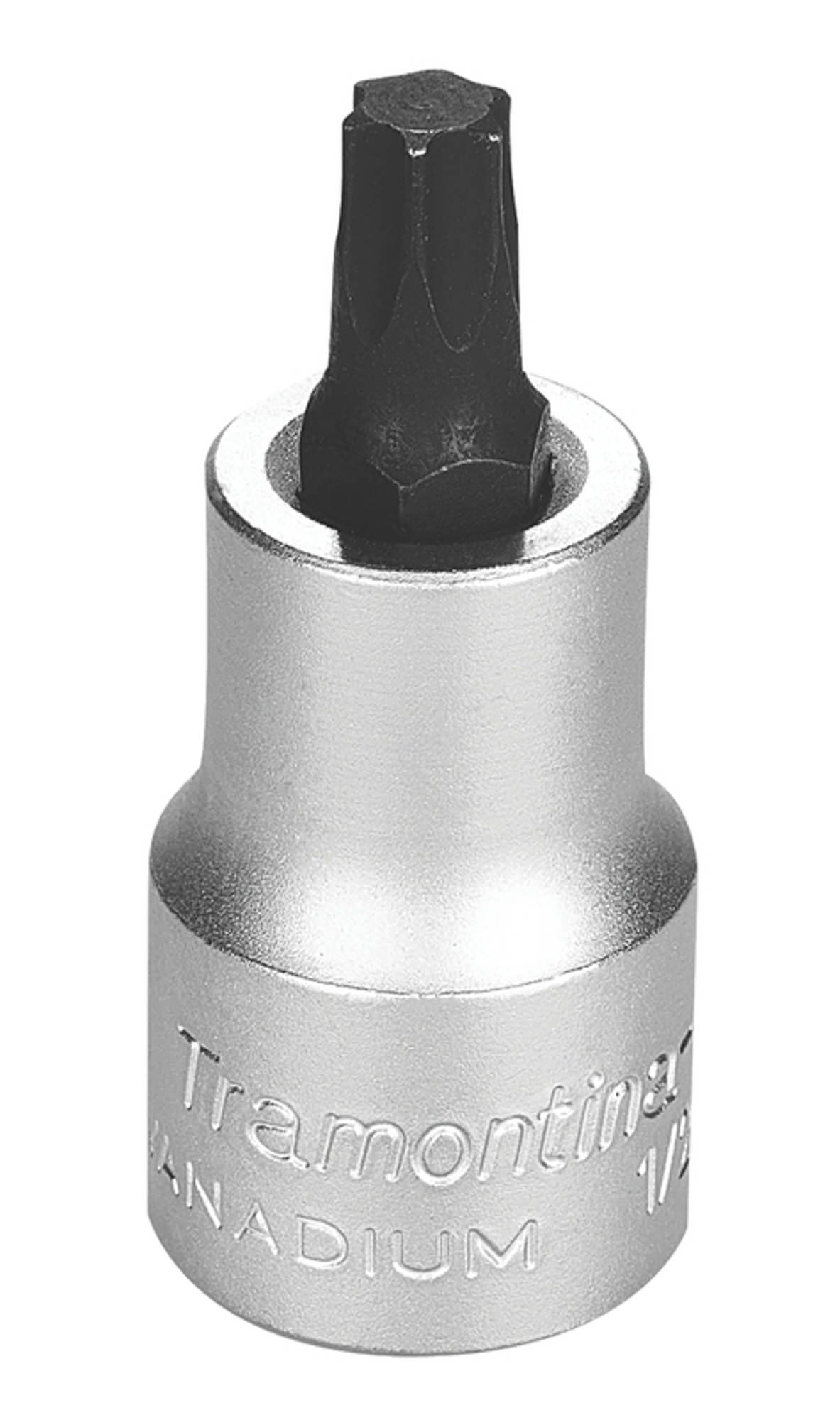 Soquete Cromo Vanádio Ponta Trafix Torx Tork T40 Encaixe 1/2