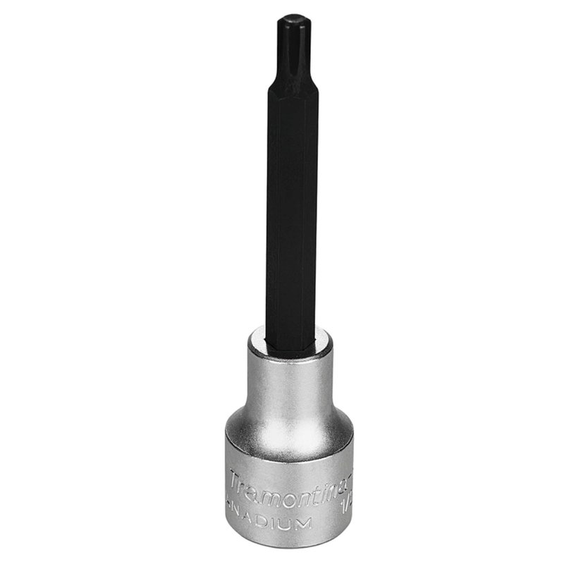 Soquete Longo em Aço Cromo Vanádio Ponta RIBE 6 mm - Encaixe 1/2"