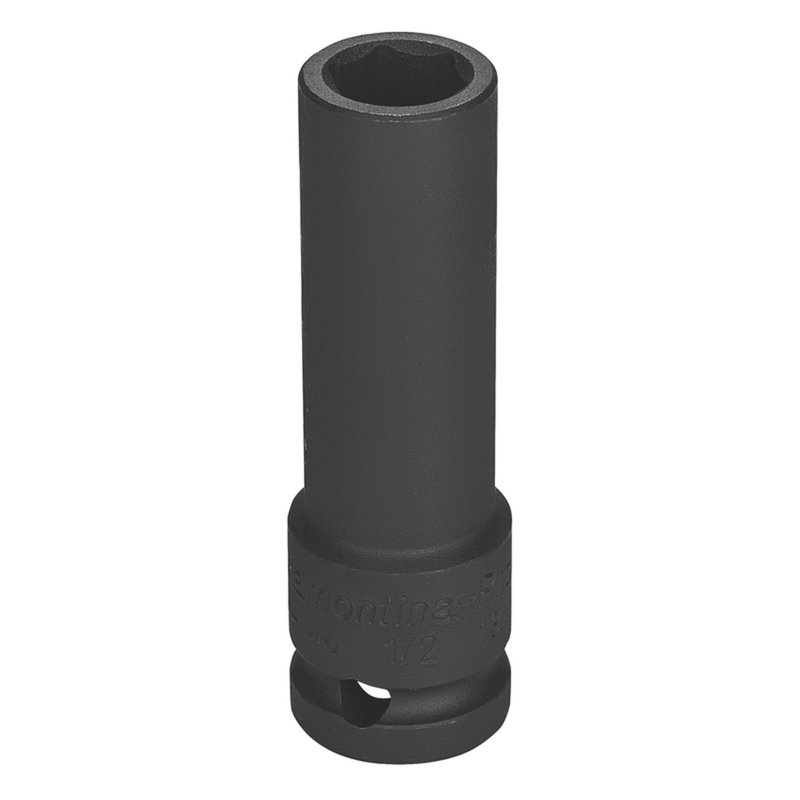 Soquete de impacto sextavado longo em aço cromo molibdênio 15 mm - Encaixe 1/2'