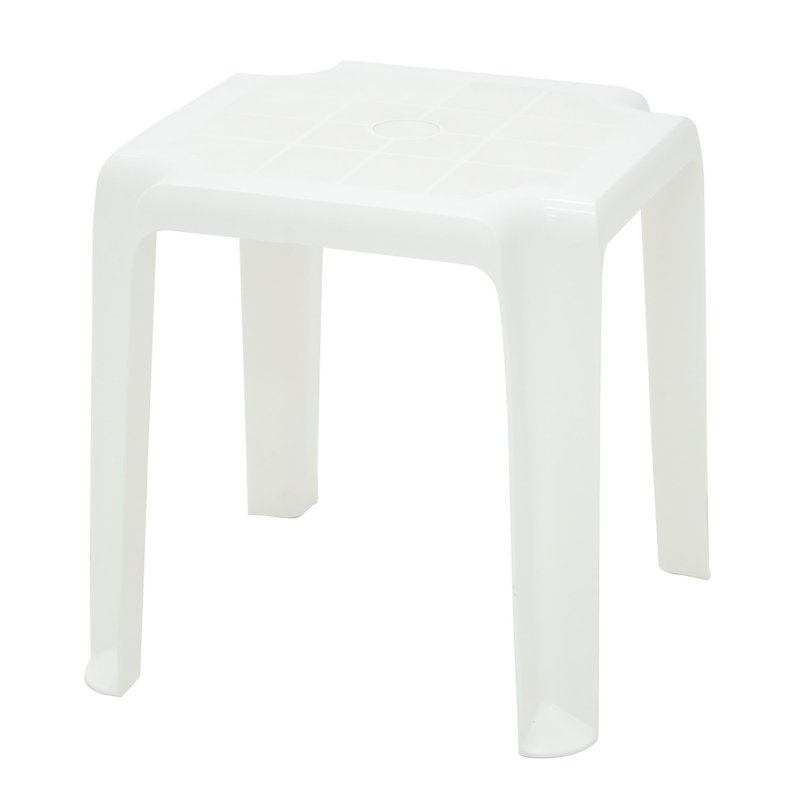 Mesa de Apoio Pituba Basic em Polipropileno Branco