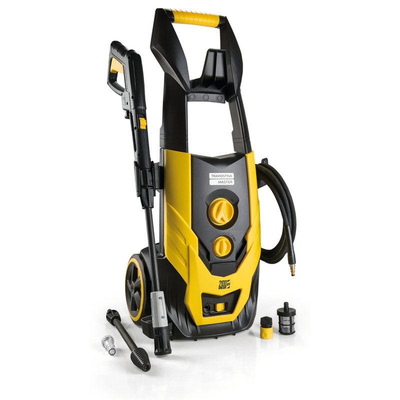 Lavadora de Alta Pressão 2100 W com Mangueira Alta Pressão 5 m Jato Regulável 2100 psi 22