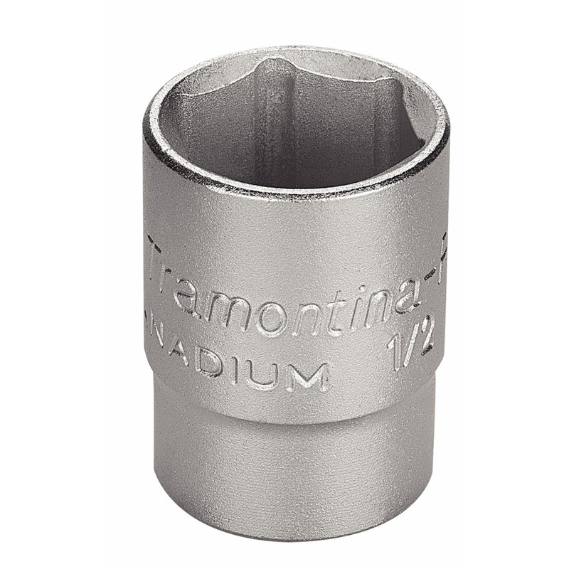 Soquete Sextavado em Aço Cromo Vanádio 18 mm - Encaixe 1/2" PRO
