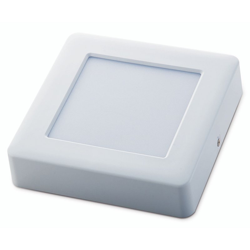 Plafon LED Quadrado de Sobrepor 2000 lm 24 W Bivolt 4000 K Luz Neutra