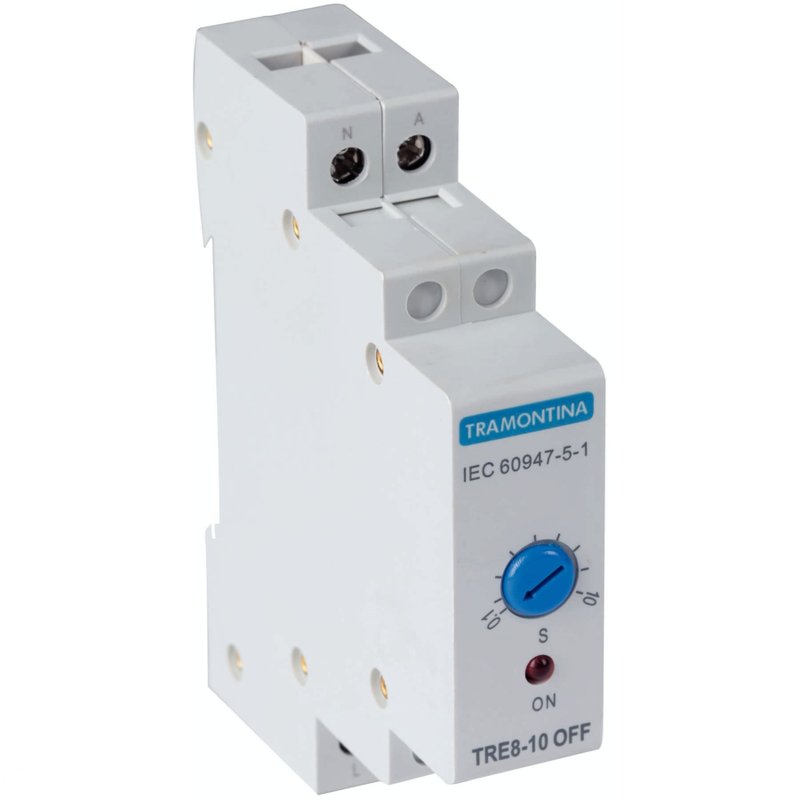 Temporizador Eletrônico Off Delay TRE8 - 10 a 120s - AC 230V