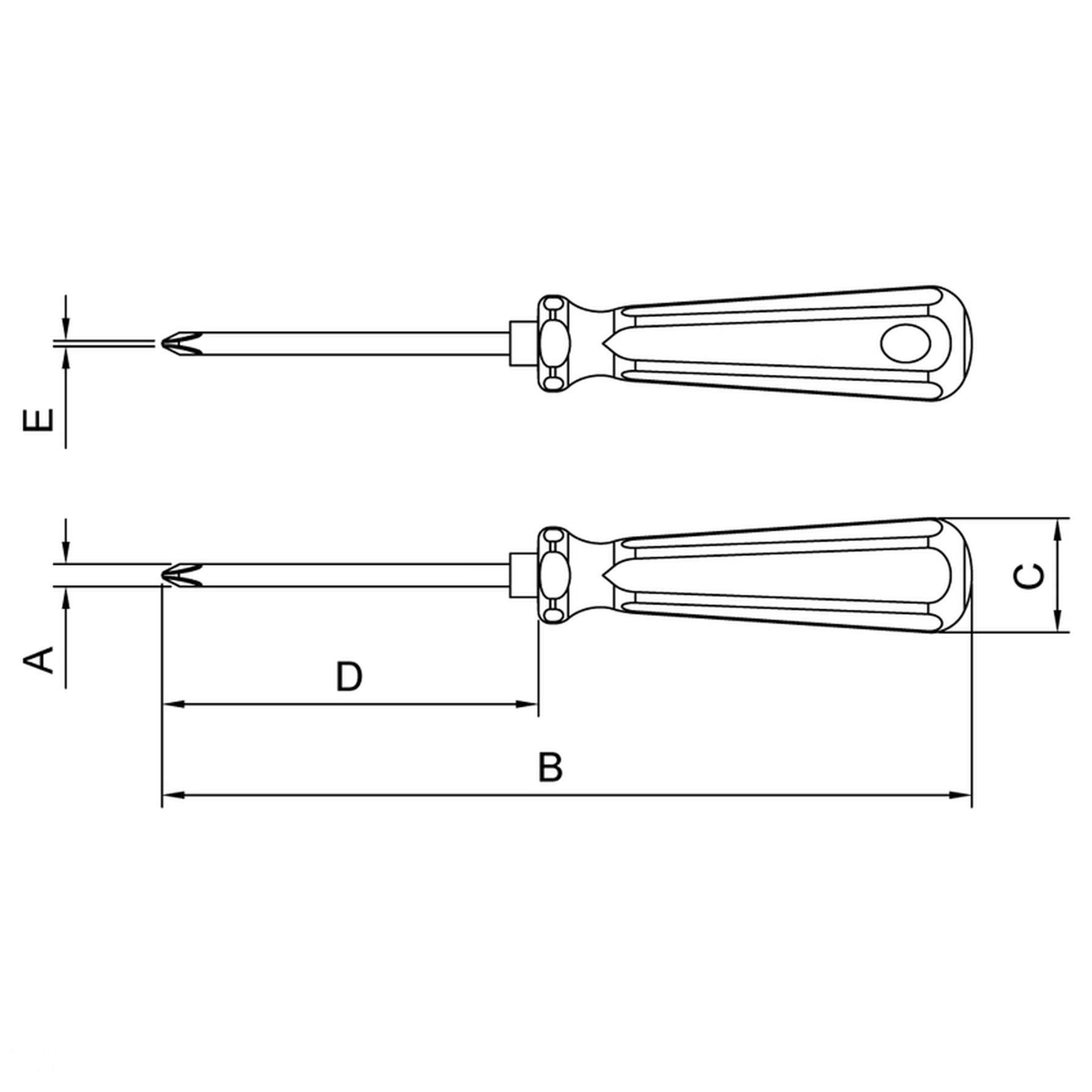 Chave Fenda Philips Cromo Vanádio 3x150mm (1/8X6