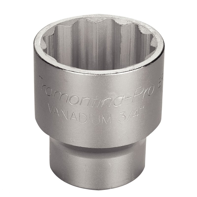 Soquete Estriado em Aço Cromo Vanádio 55 mm - Encaixe 3/4"
