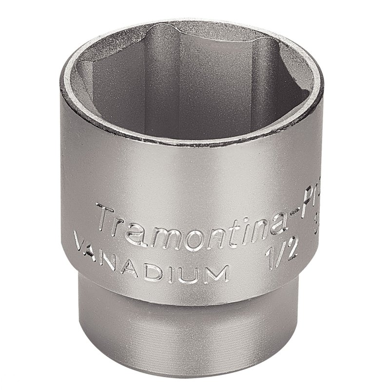 Soquete Sextavado em Aço Cromo Vanádio 34 mm - Encaixe 1/2" PRO
