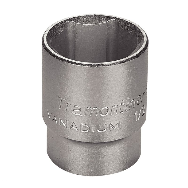 Soquete Sextavado em Aço Cromo Vanádio 23 mm - Encaixe 1/2" PRO