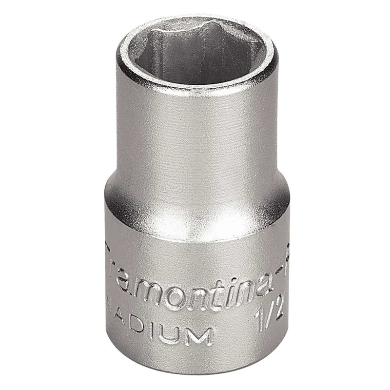 Soquete Sextavado em Aço Cromo Vanádio 15 mm - Encaixe 1/2" PRO