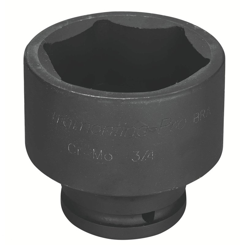 Soquete de impacto sextavado em aço cromo molibdênio 2.1/4' - Encaixe 3/4'