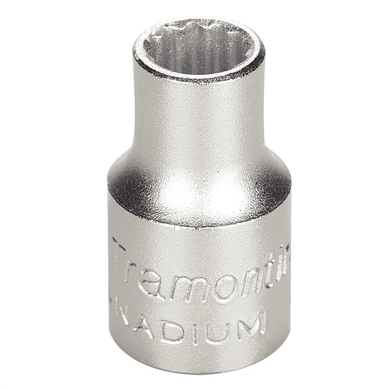 Soquete Estriado em Aço Cromo Vanádio 10 mm - Encaixe 3/8" PRO