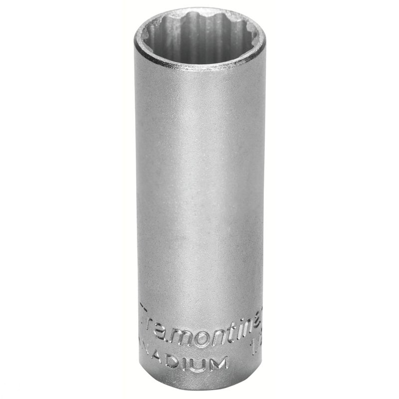 Soquete Estriado Longo em Aço Cromo Vanádio 7/8" - Encaixe 1/2" PRO