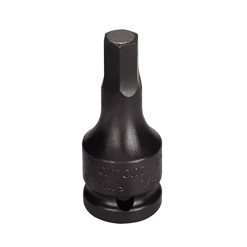 Soquete de impacto ponta hexagopnal em aço cromo molibdênio 12 mm - Encaixe 1/2'