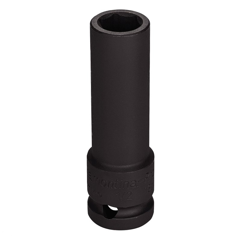 Soquete de impacto sextavado longo em aço cromo molibdênio 17 mm - Encaixe 1/2'