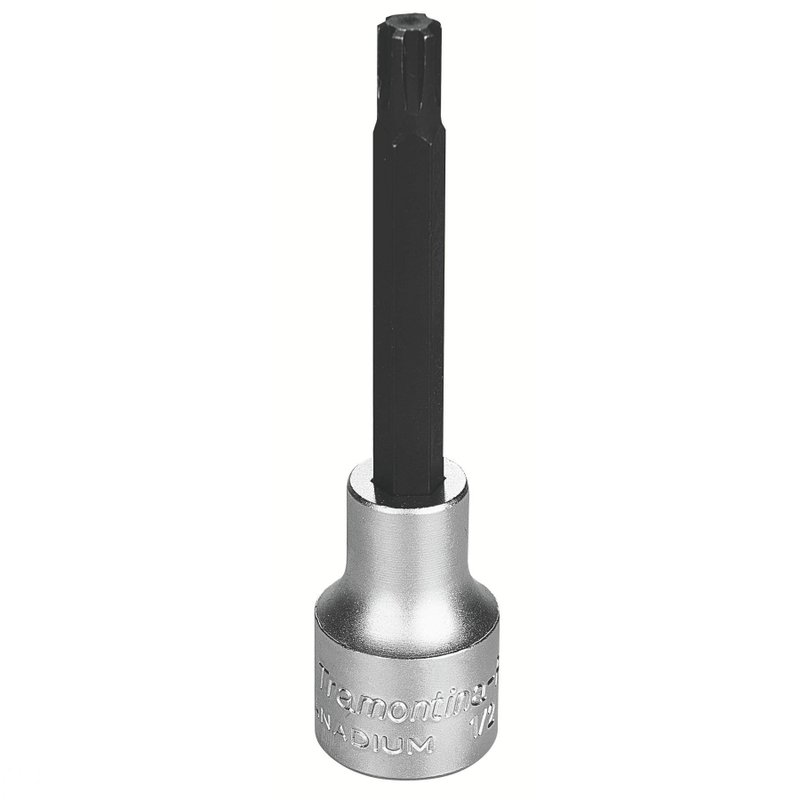 Soquete Longo em Aço Cromo Vanádio Ponta RIBE 8 mm - Encaixe 1/2"
