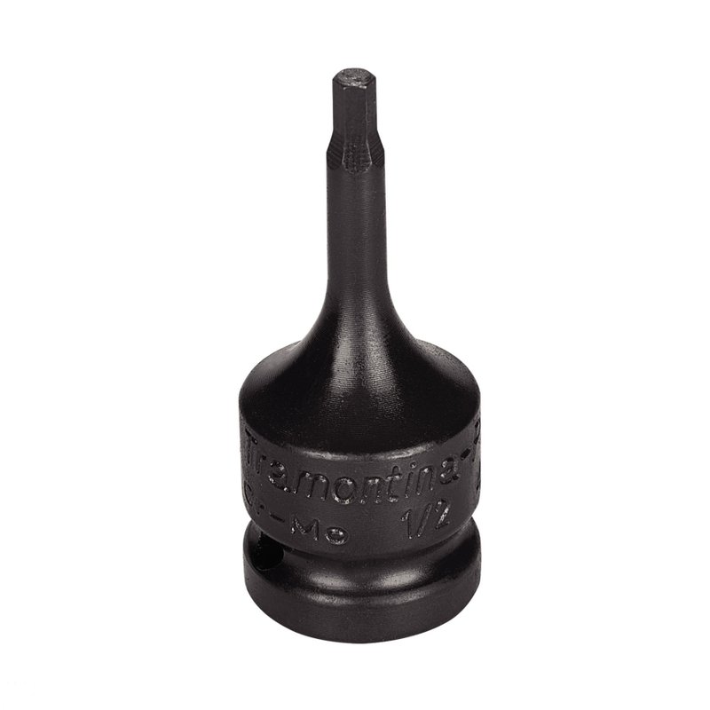 Soquete de impacto ponta hexagopnal em aço cromo molibdênio 6 mm - Encaixe 1/2'