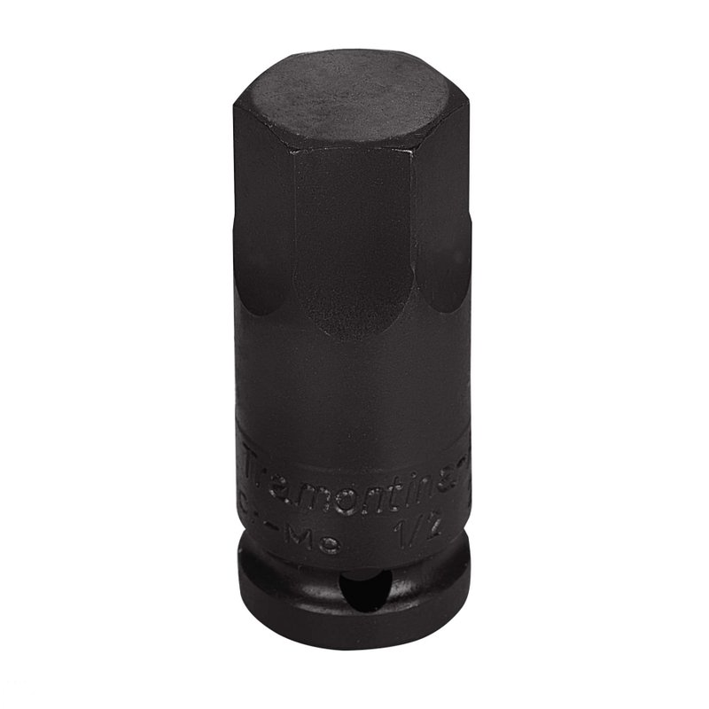 Soquete de impacto ponta hexagopnal em aço cromo molibdênio 21 mm - Encaixe 1/2'