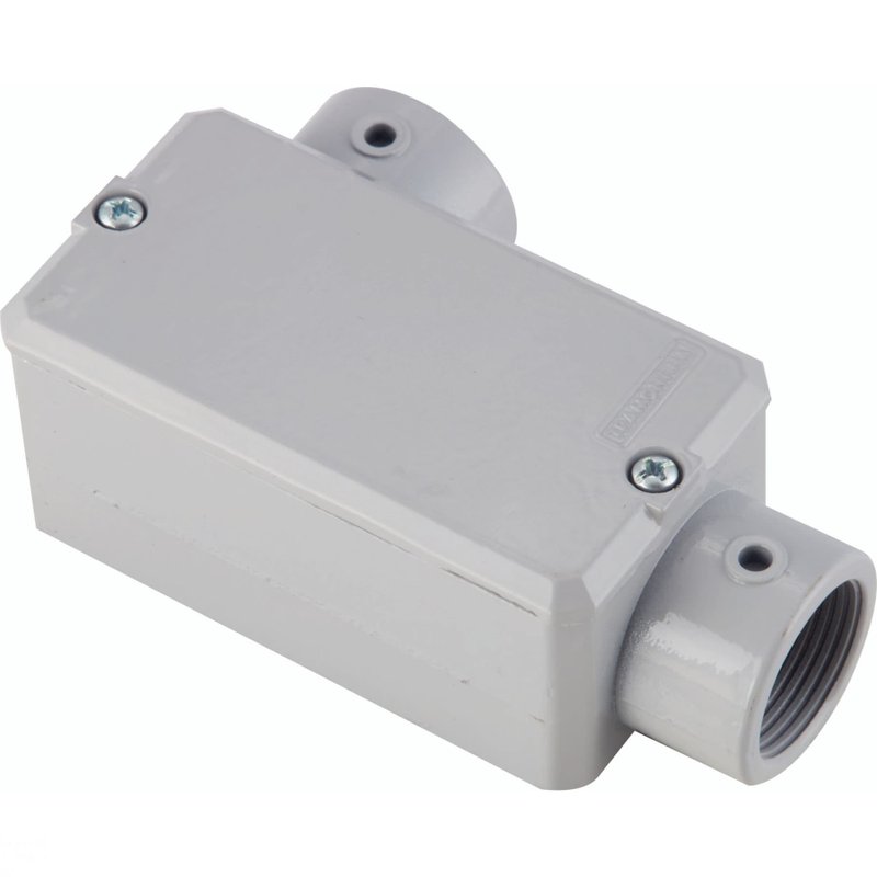 Condulete fixo 1" tipo "LL" - com tampa / rosca BSP / com pintura eletrostática a pó